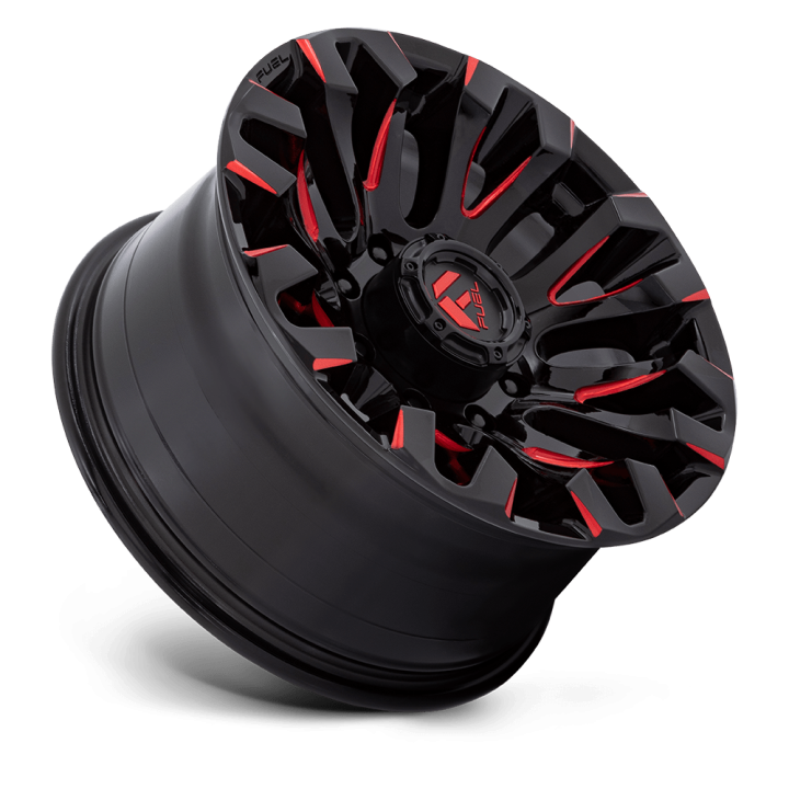 Jantă de Aluminiu, FUEL D829 QUAKE, 18x9.0, ET 1, 8x165.1, 125.1, Negru - EDK.ro