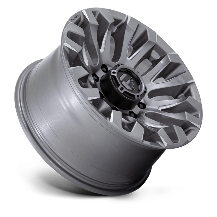 Alloy Wheel, FUEL D830 QUAKE, 18x9.0, ET 1, 8x165.1, 125.1, Platinum - EDK.ro