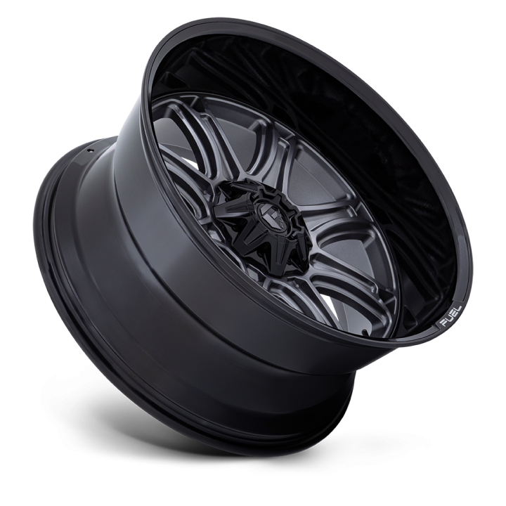 Alloy Wheel, FUEL DARKSTAR, 20x9.0, ET 1, 8x165.1, 125.1, Black - EDK.ro