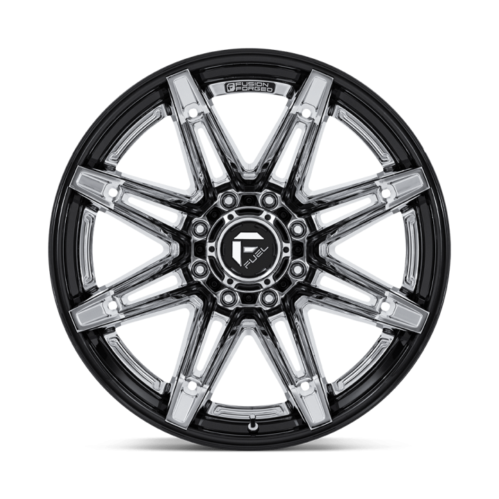 Jantă de Aluminiu, FUEL FC401 BRAWL, 20x10.0, ET -18, 8x165.1, 125.1, Negru - EDK.ro