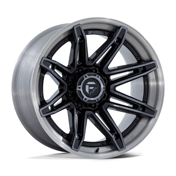 Jantă de Aluminiu, FUEL FC401 BRAWL, 22x12.0, ET -44, 8x165.1, 125.1, Negru - EDK.ro