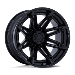 Jantă de Aluminiu, FUEL FC401 BRAWL, 24x12.0, ET -44, 8x165.1, 125.1, Negru - EDK.ro