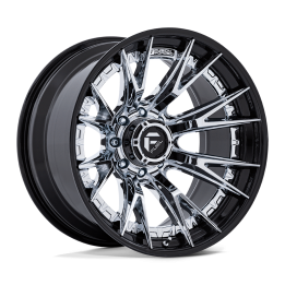 Jantă de Aluminiu, FUEL FC402 CATALYST, 20x10.0, ET -18, 8x165.1, 125.1, Negru - EDK.ro