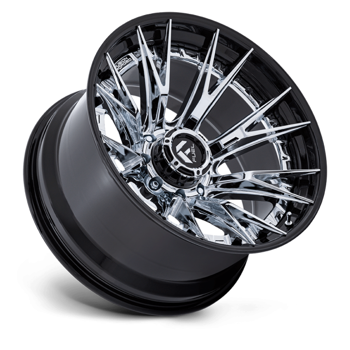 Alloy Wheel, FUEL FC402 CATALYST, 20x10.0, ET -18, 8x165.1, 125.1, Black - EDK.ro
