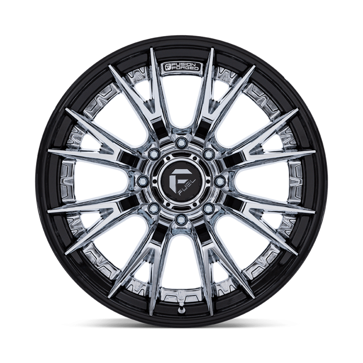 Jantă de Aluminiu, FUEL FC402 CATALYST, 20x9.0, ET 1, 8x165.1, 125.1, Negru - EDK.ro