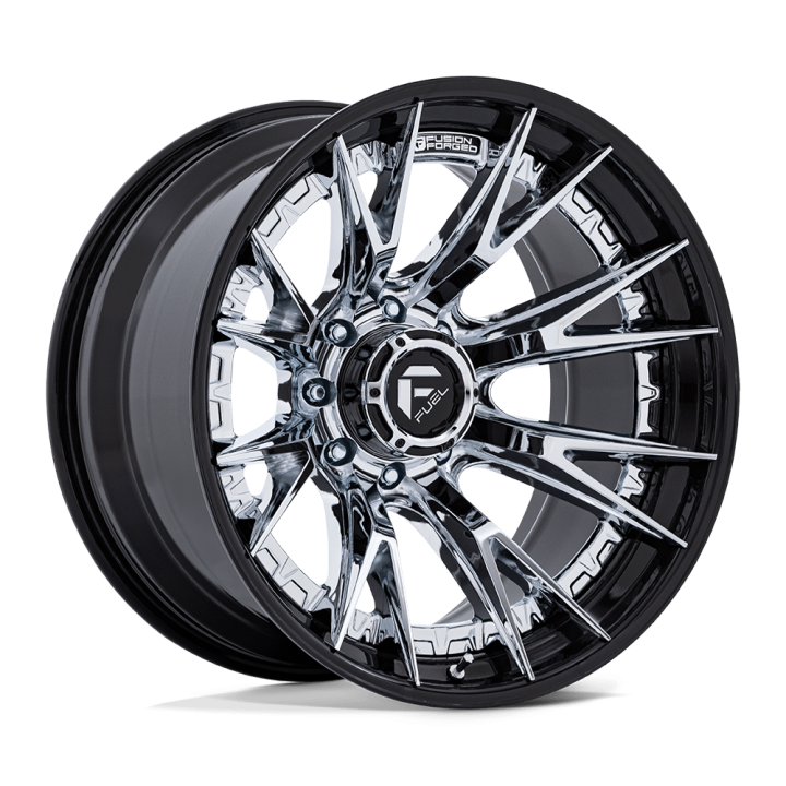 Alloy Wheel, FUEL FC402 CATALYST, 22x10.0, ET -18, 8x165.1, 125.1, Black - EDK.ro