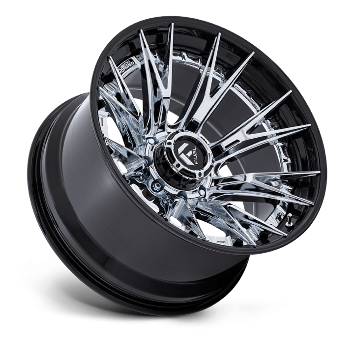 Jantă de Aluminiu, FUEL FC402 CATALYST, 22x12.0, ET -44, 8x165.1, 125.1, Negru - EDK.ro