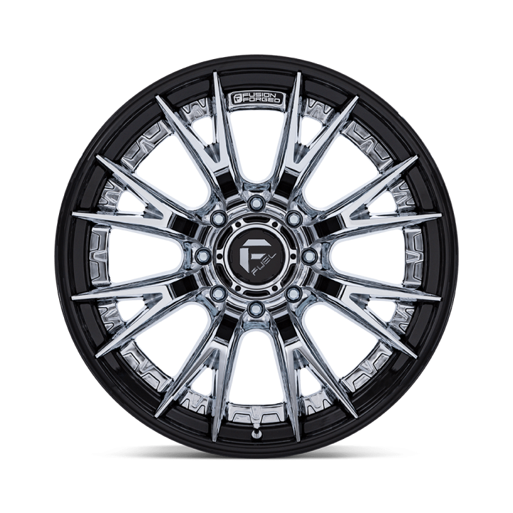 Jantă de Aluminiu, FUEL FC402 CATALYST, 22x12.0, ET -44, 8x165.1, 125.1, Negru - EDK.ro