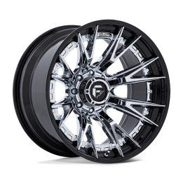 Alloy Wheel, FUEL FC402 CATALYST, 24x12.0, ET -44, 8x165.1, 125.1, Black - EDK.ro