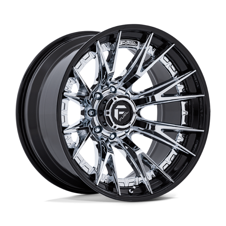 Jantă de Aluminiu, FUEL FC402 CATALYST, 24x12.0, ET -44, 8x165.1, 125.1, Negru - EDK.ro