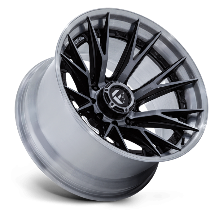 Alloy Wheel, FUEL FC402 CATALYST, 20x10.0, ET -18, 8x165.1, 125.1, Black - EDK.ro