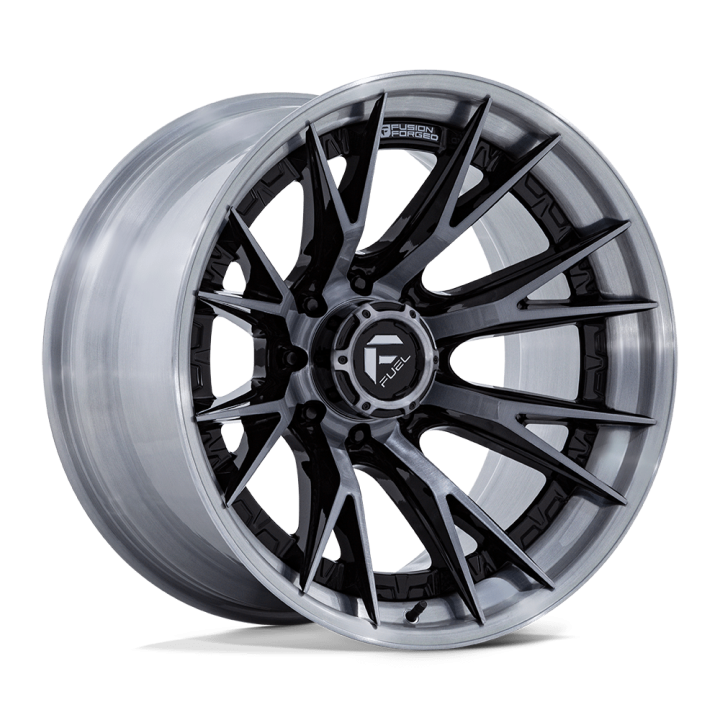 Alloy Wheel, FUEL FC402 CATALYST, 20x9.0, ET 1, 8x165.1, 125.1, Black - EDK.ro