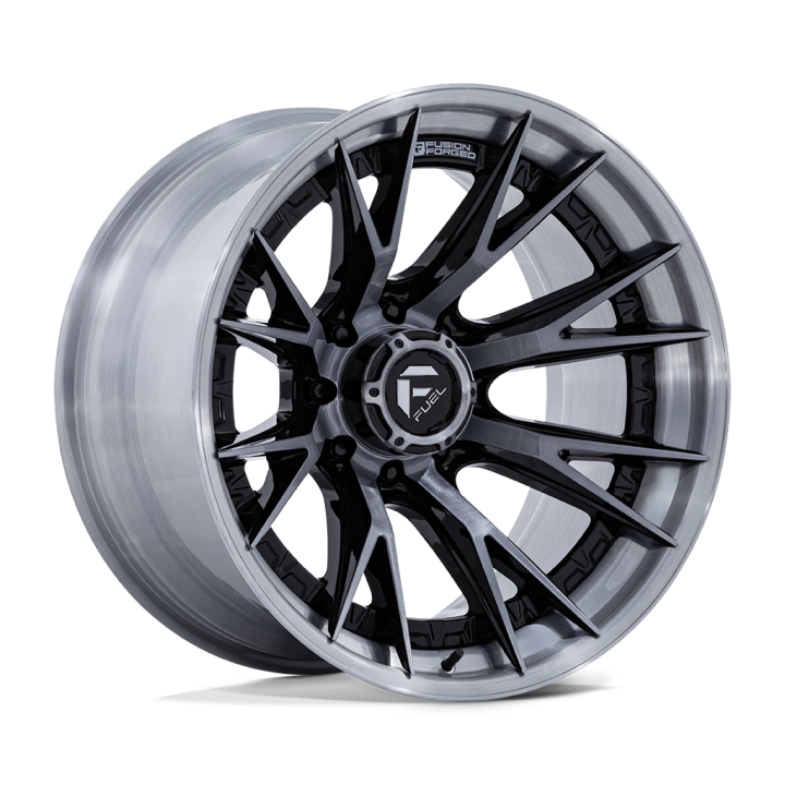 Jantă de Aluminiu, FUEL FC402 CATALYST, 22x12.0, ET -44, 8x165.1, 125.1, Negru - EDK.ro