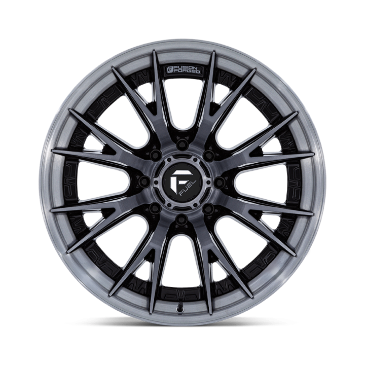 Jantă de Aluminiu, FUEL FC402 CATALYST, 24x12.0, ET -44, 8x165.1, 125.1, Negru - EDK.ro