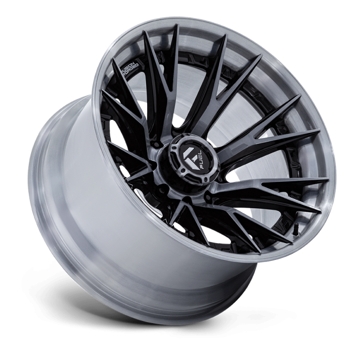 Alloy Wheel, FUEL FC402 CATALYST, 24x12.0, ET -44, 8x165.1, 125.1, Black - EDK.ro