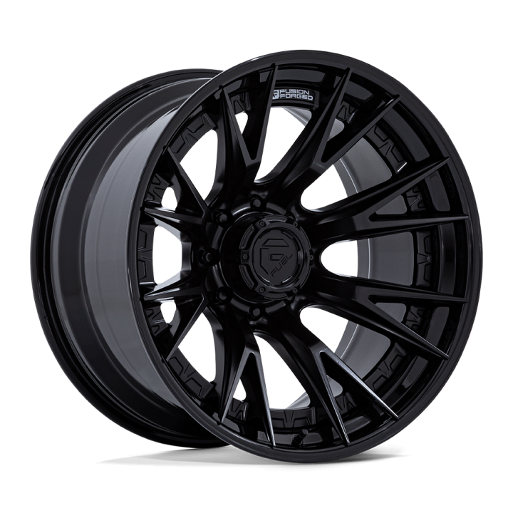 Jantă de Aluminiu, FUEL FC402 CATALYST, 20x9.0, ET 1, 8x165.1, 125.1, Negru - EDK.ro