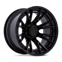 Alloy Wheel, FUEL FC402 CATALYST, 22x10.0, ET -18, 8x165.1, 125.1, Black - EDK.ro