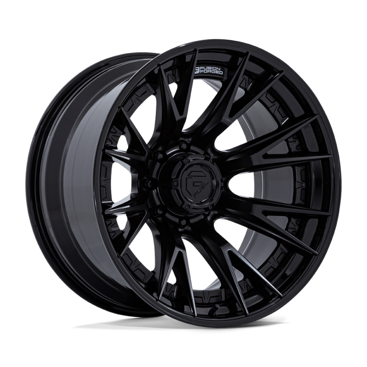 Jantă de Aluminiu, FUEL FC402 CATALYST, 22x12.0, ET -44, 8x165.1, 125.1, Negru - EDK.ro
