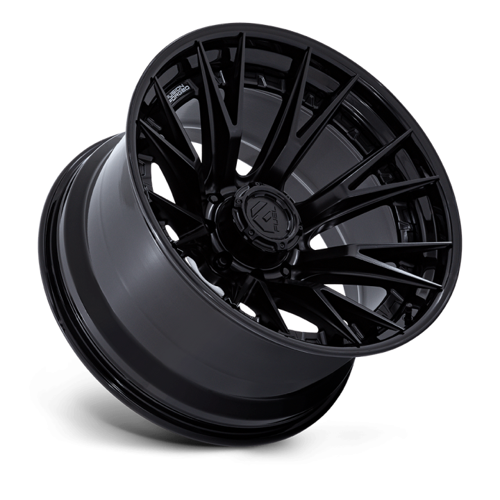 Jantă de Aluminiu, FUEL FC402 CATALYST, 24x12.0, ET -44, 8x165.1, 125.1, Negru - EDK.ro