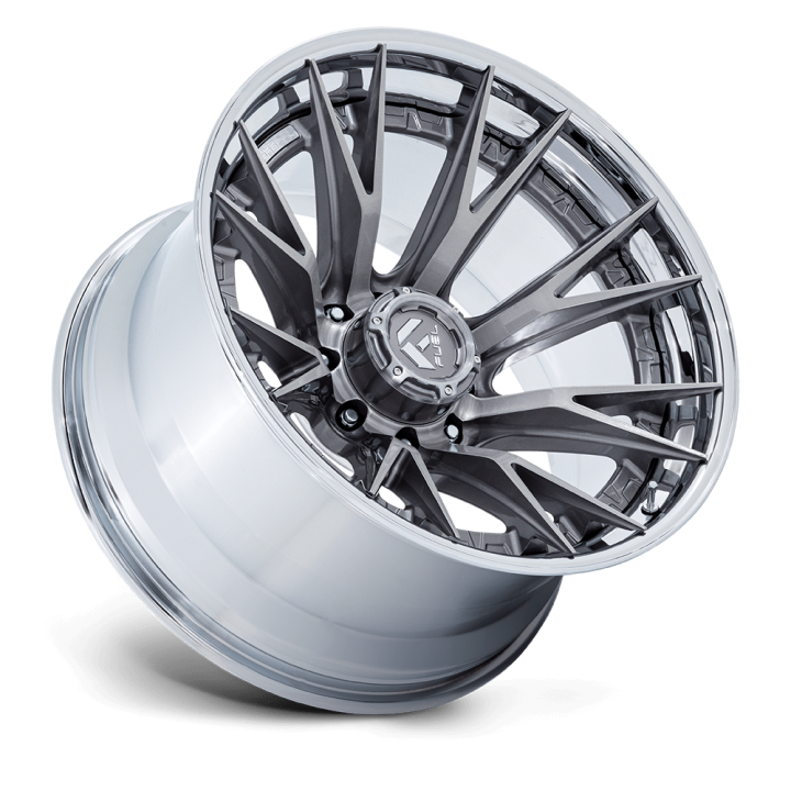 Alloy Wheel, FUEL FC402 CATALYST, 20x10.0, ET -18, 8x165.1, 125.1, Chrome - EDK.ro