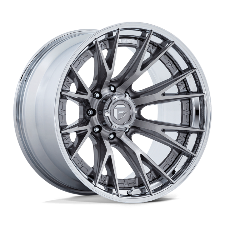 Jantă de Aluminiu, FUEL FC402 CATALYST, 20x9.0, ET 1, 8x165.1, 125.1, Crom - EDK.ro