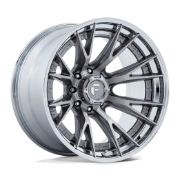 Alloy Wheel, FUEL FC402 CATALYST, 22x10.0, ET -18, 8x165.1, 125.1, Chrome - EDK.ro