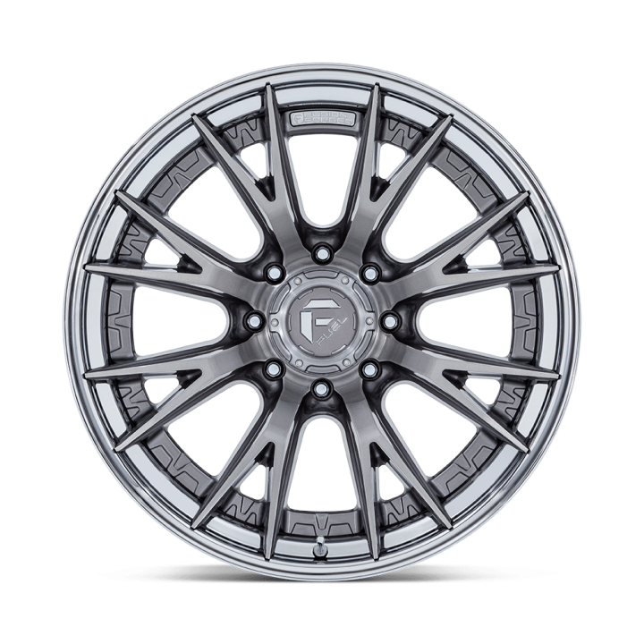 Jantă de Aluminiu, FUEL FC402 CATALYST, 22x10.0, ET -18, 8x165.1, 125.1, Crom - EDK.ro