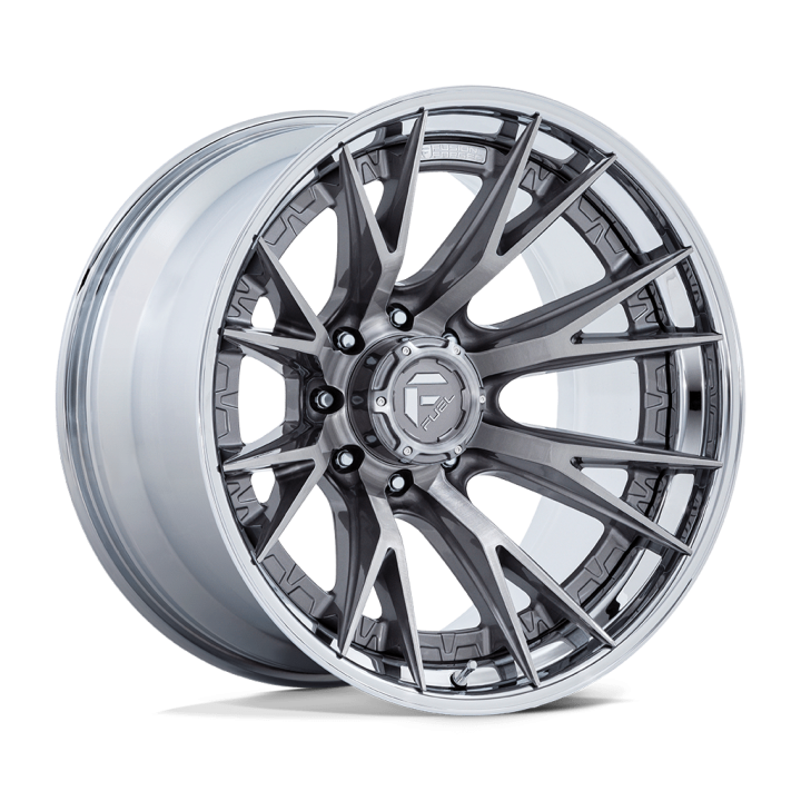 Alloy Wheel, FUEL FC402 CATALYST, 24x12.0, ET -44, 8x165.1, 125.1, Chrome - EDK.ro