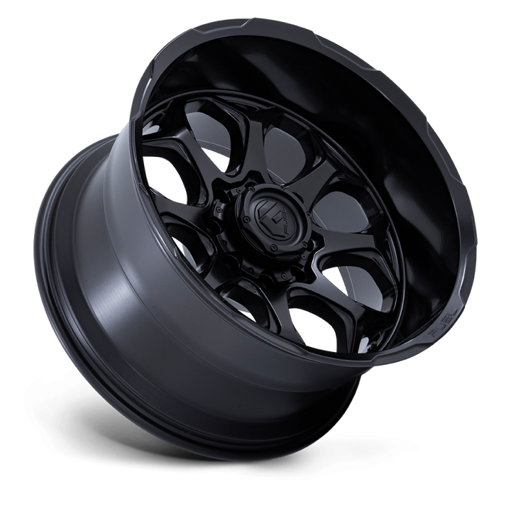 Jantă de Aluminiu, FUEL FC862 SCEPTER, 22x10.0, ET -18, 8x165.1, 125.1, Negru - EDK.ro