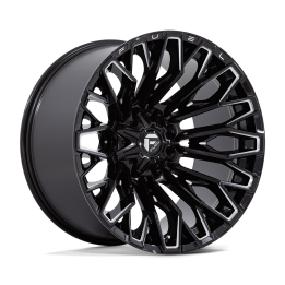Alloy Wheel, FUEL FC865 STRIKE, 22x12.0, ET -44, 8x165.1, 125.1, Black - EDK.ro