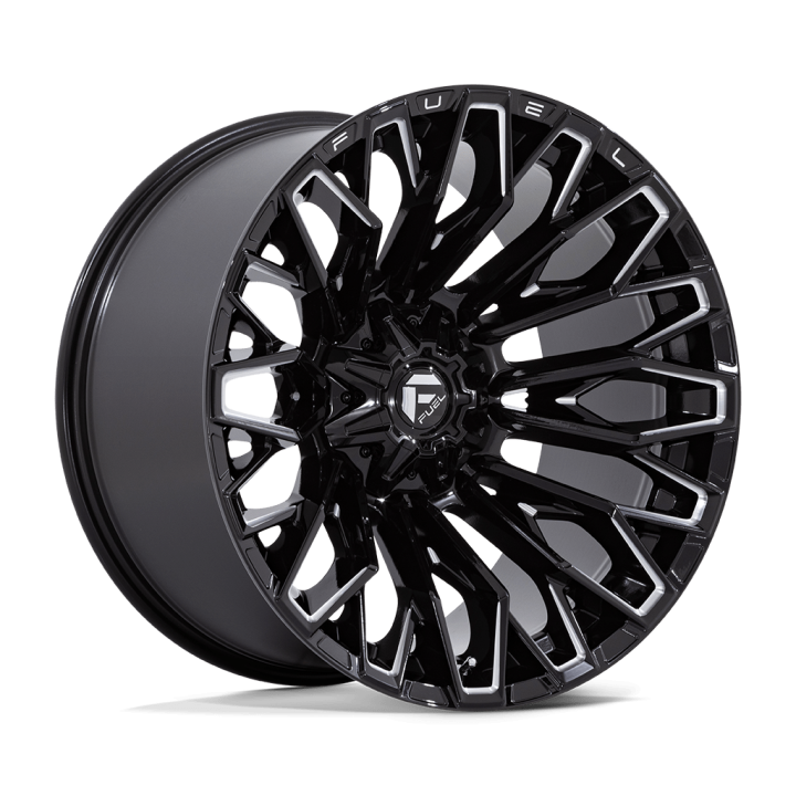Alloy Wheel, FUEL FC865 STRIKE, 22x12.0, ET -44, 8x165.1, 125.1, Black - EDK.ro