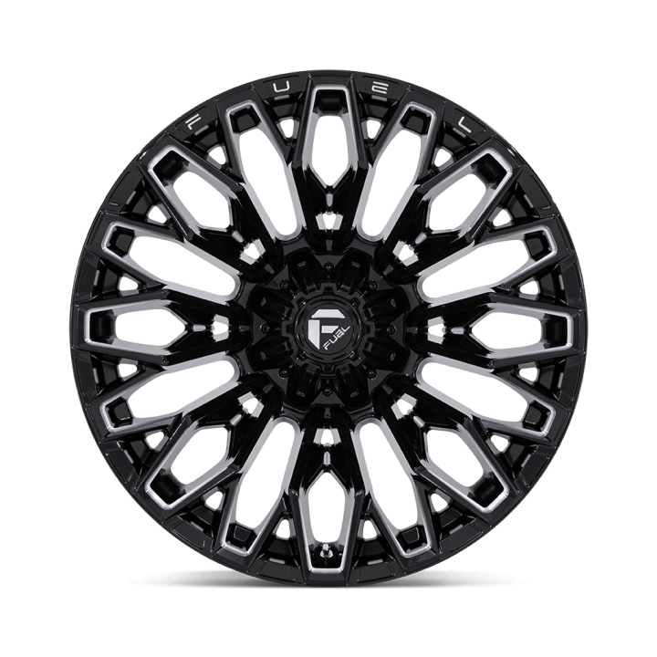 Alloy Wheel, FUEL FC865 STRIKE, 22x12.0, ET -44, 8x165.1, 125.1, Black - EDK.ro