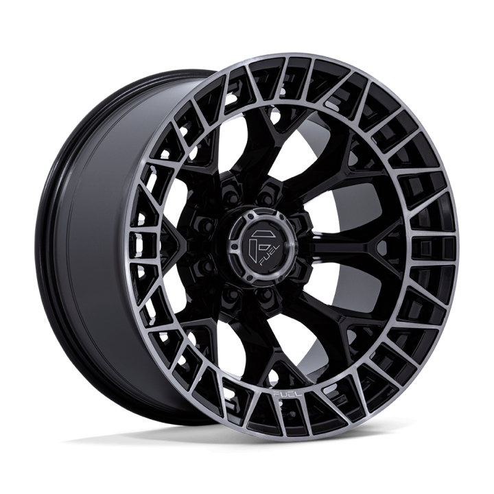 Jantă de Aluminiu, FUEL FC873 CHARGER, 22x12.0, ET -44, 8x165.1, 125.1, Negru - EDK.ro