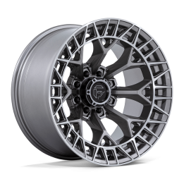 Alloy Wheel, FUEL FC873 CHARGER, 20x9.0, ET 1, 8x165.1, 125.1, Platinum - EDK.ro