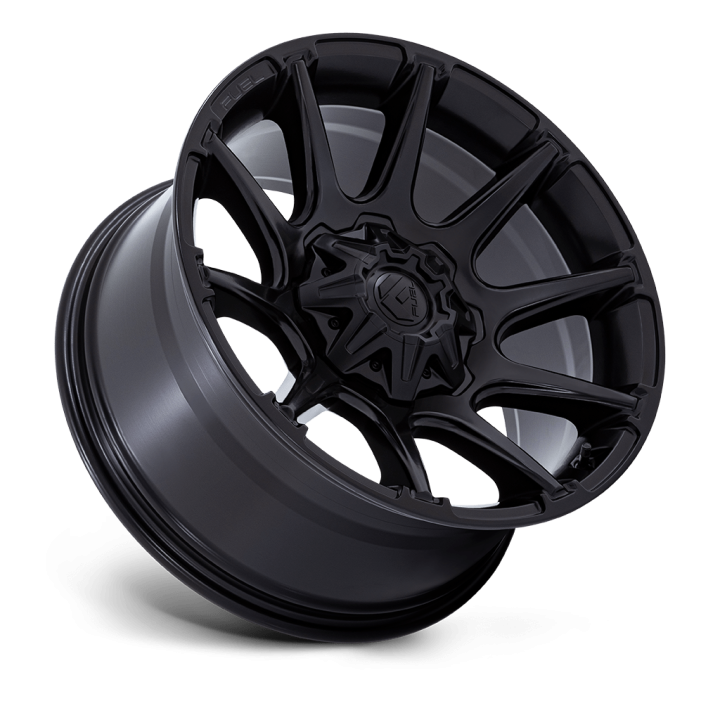 Jantă de Aluminiu, FUEL FC880 SUPER C, 22x12.0, ET -44, 8x165.1, 125.1, Negru - EDK.ro