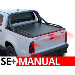 Manual Roll Top Tonneau Bed Cover, Tessera 4x4 SE+, Toyota Hilux Double Cab 2005 - 2016 - EDK.ro