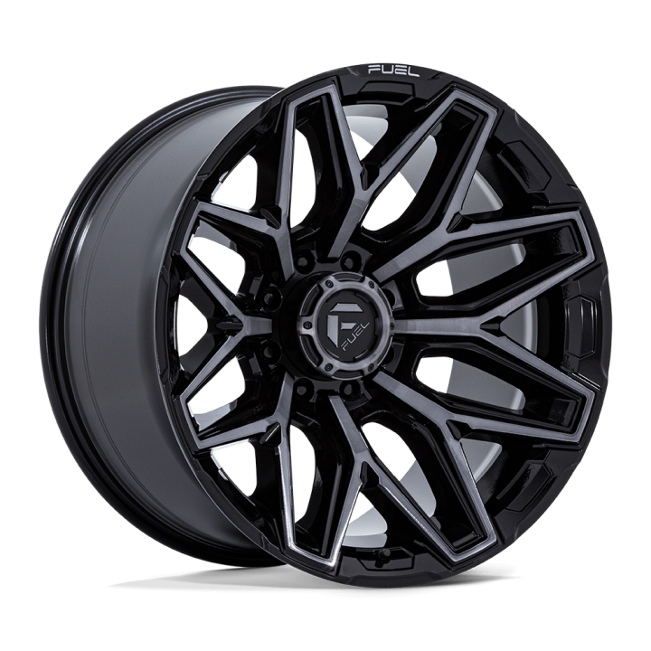 Alloy Wheel, FUEL FLUX, 20x10.0, ET -18, 8x165.1, 125.1, Black - EDK.ro