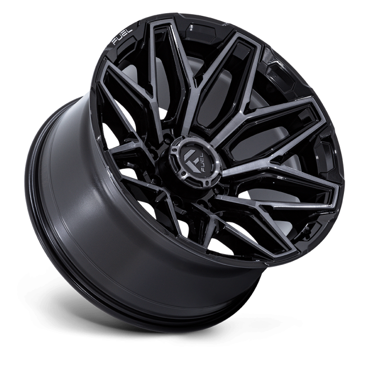 Alloy Wheel, FUEL FLUX, 20x9.0, ET 1, 8x165.1, 125.1, Black - EDK.ro