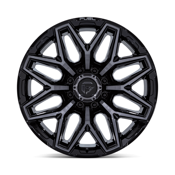 Jantă de Aluminiu, FUEL FLUX, 22x10.0, ET -18, 8x165.1, 125.1, Negru - EDK.ro