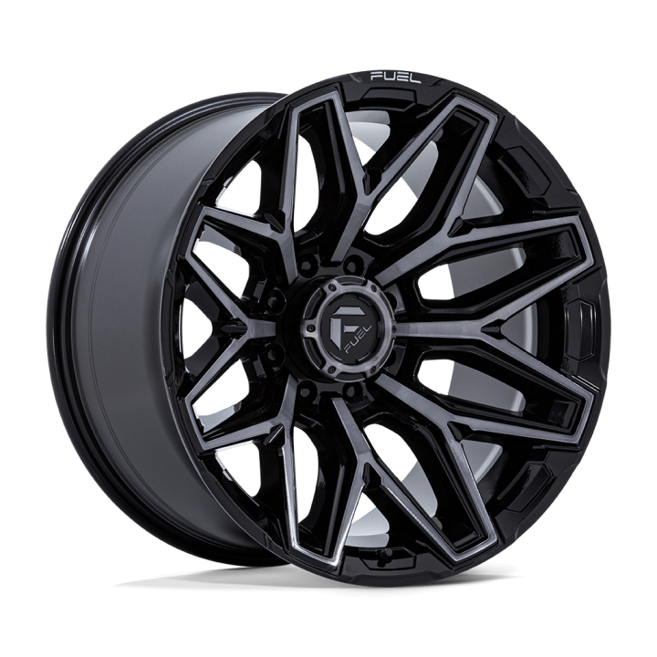 Alloy Wheel, FUEL FLUX, 22x12.0, ET -44, 8x165.1, 125.1, Black - EDK.ro