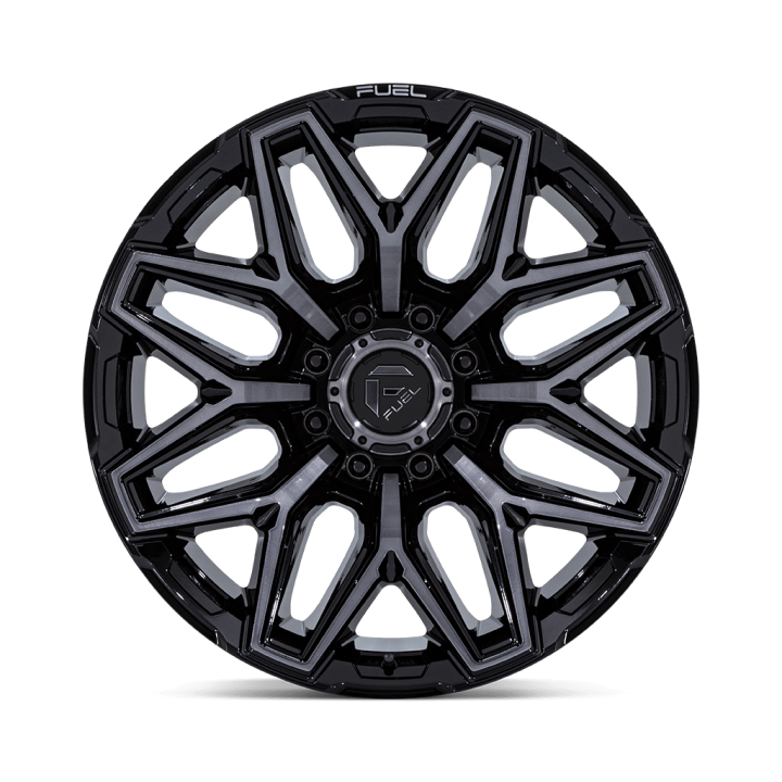 Jantă de Aluminiu, FUEL FLUX, 22x12.0, ET -44, 8x165.1, 125.1, Negru - EDK.ro