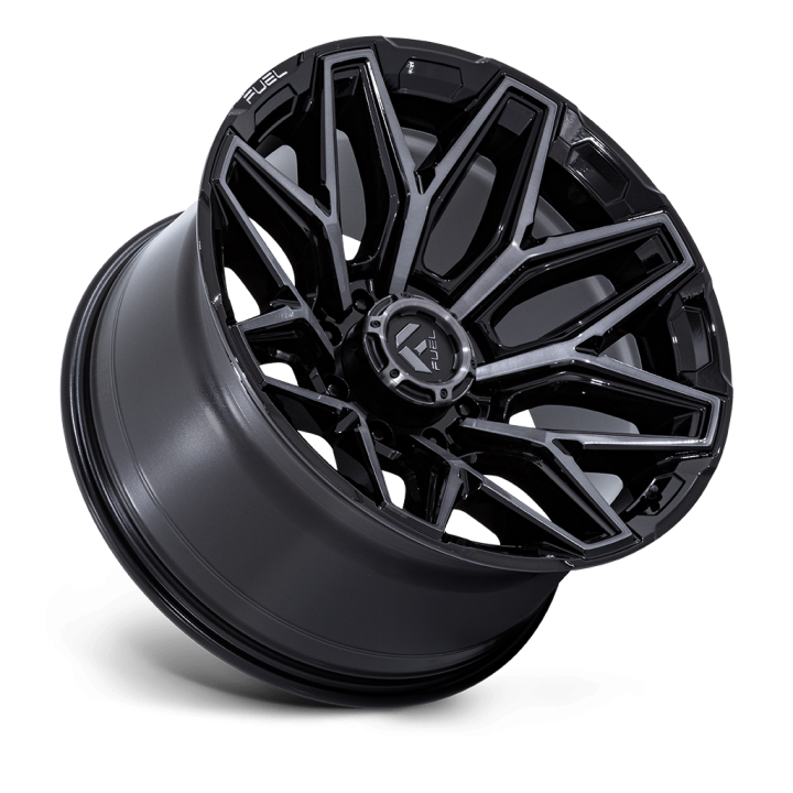 Alloy Wheel, FUEL FLUX, 22x12.0, ET -44, 8x165.1, 125.1, Black - EDK.ro