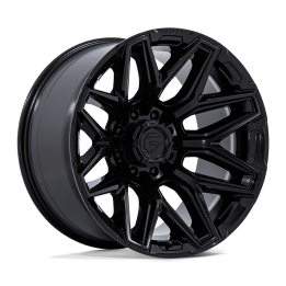 Alloy Wheel, FUEL FLUX, 20x9.0, ET 1, 8x165.1, 125.1, Black - EDK.ro
