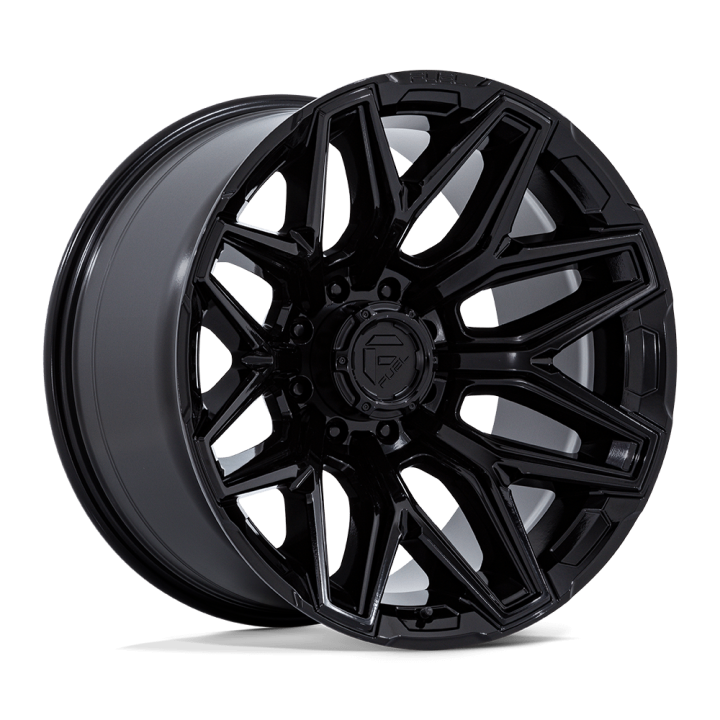 Alloy Wheel, FUEL FLUX, 22x10.0, ET -18, 8x165.1, 125.1, Black - EDK.ro