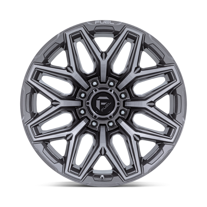 Alloy Wheel, FUEL FLUX, 20x10.0, ET -18, 8x165.1, 125.1, Platinum - EDK.ro