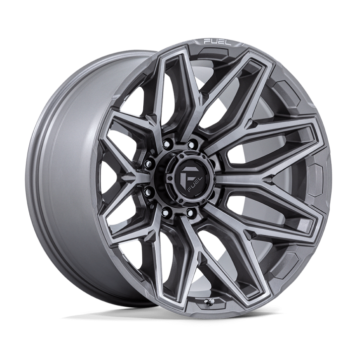 Alloy Wheel, FUEL FLUX, 22x12.0, ET -44, 8x165.1, 125.1, Platinum - EDK.ro