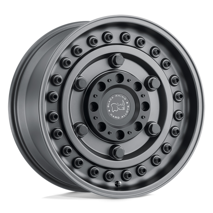 Alloy Wheel, Black Rhino ARMORY, 17x9.5, ET -18, 8x165.1, 122.4, Black - EDK.ro