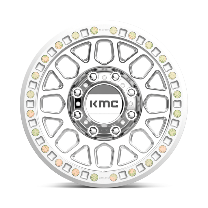 Jantă de Aluminiu, KMC KM234 GRENADE DESERT Beadlock, 17x8.5, ET 0, 8x165.1, 125.1 - EDK.ro