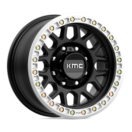 Alloy Wheel, KMC KM234 GRENADE DESERT Beadlock, 17x8.5, ET 0, 8x165.1, 125.1, Black - EDK.ro