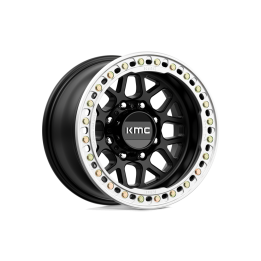 Alloy Wheel, KMC KM235 GRENADE CRAWL Beadlock, 17x9.0, ET -38, 8x165.1, 125.1, Black - EDK.ro
